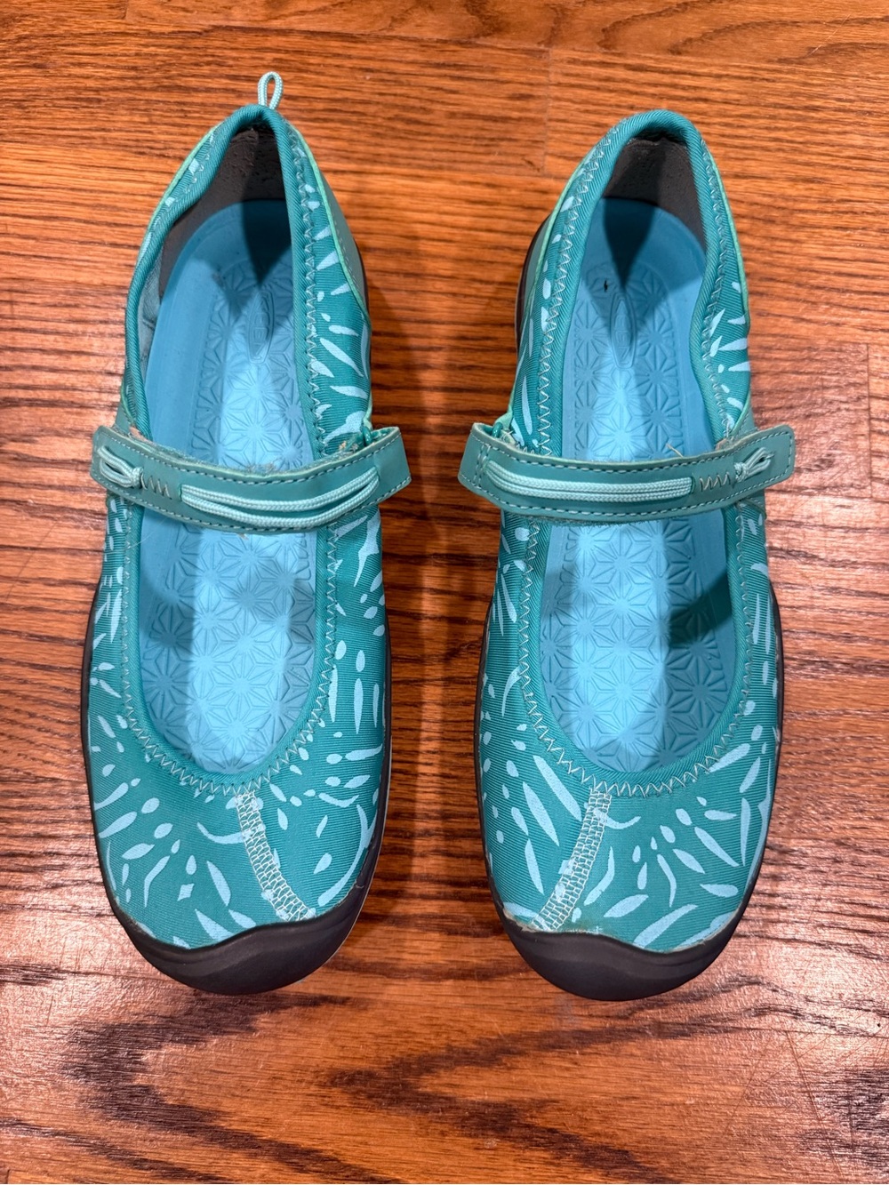 Keen Kids Teal Aqua Mary Jane Sandals